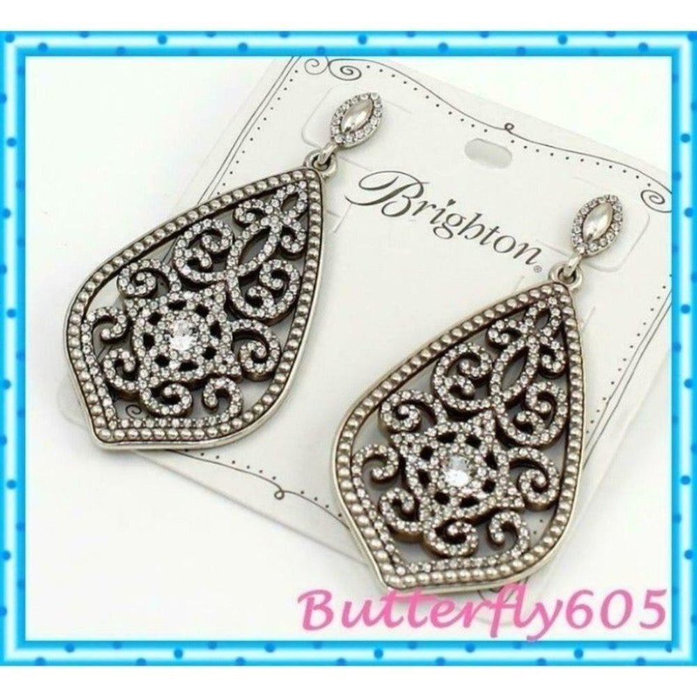 Brighton Illumina Statement Earrings NWT $128